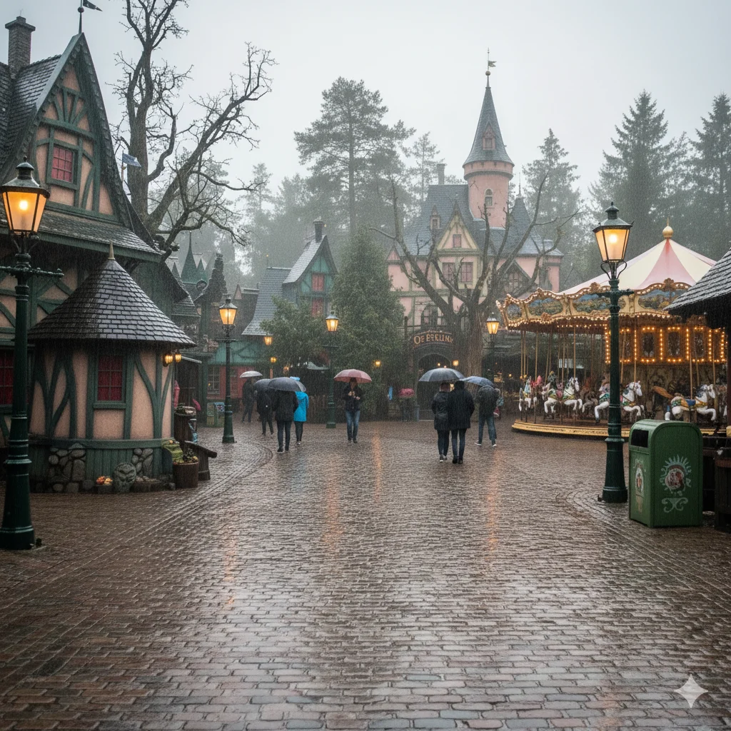 Efteling bij Regen: Wat te doen en welke attracties sluiten?